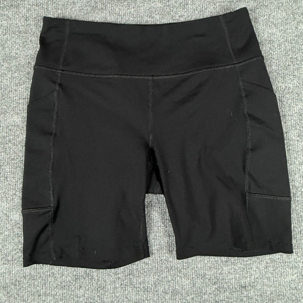 Tek Gear Shapewear Biker Shorts Womens Medium Black Athletic Pocket Active 
Wear